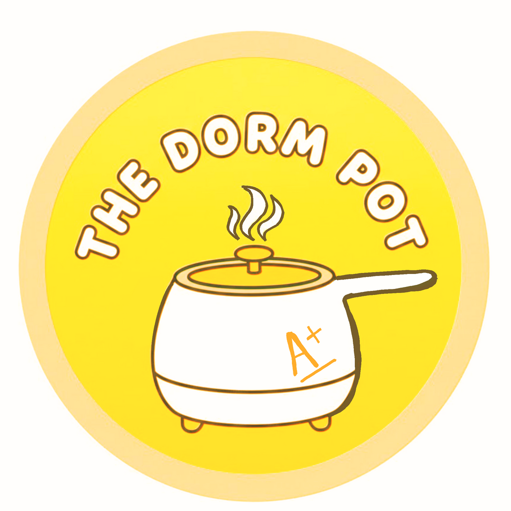 TheDormPot - Easy 1.5L Electric Non-Stick Instant Hot Pot for Dorms, Offices, On-The-Go Cooking - WHITE