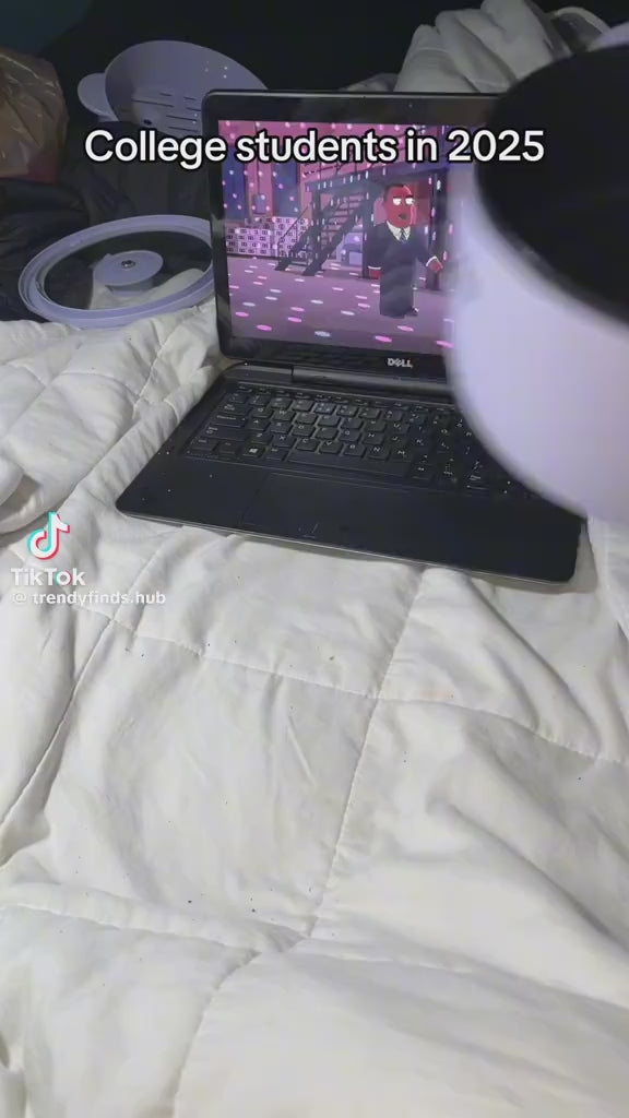 TheDormPot - Easy 1.5L Electric Non-Stick Instant Hot Pot for Dorms, Offices, On-The-Go Cooking - WHITE